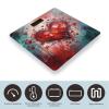 Abstract Heart Scale for Body Weight Bathroom Weighing Scale with Large LCD Backlight Display Weight with High Precision Measures Weight Up to 180kg view 3