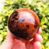 DWBPGVUN red Obsidian Ball Room Decoration Home Fish Tank decoration1pc Ornaments (Size : 4cm) view 3