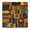 African Ethnic Pattern1 Digital Bathroom Scale for Body Weight with High Precision Digital Weighing Scale with BMI Clear LCD Display and Step-On Measures Weight Up to 180kg view 1