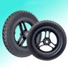 10 inch Front Wheels for Electric Wheelchairs, 10x2 Polyurethane Solid Tires Wheelchair Wheel Replacement Caster Parts, 1/2" (12mm) Bearings view 3