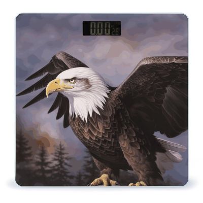 Bald Eagle Digital Bathroom Scale for Body Weight with High Precision Digital Weighing Scale with BMI Clear LCD Display and Step-On Measures Weight Up to 180kg
