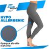 ABSOLUTE SUPPORT Womens Plus Size 2030 mmHg Footless Compression Leggings, 3-Pack Circulation Support for Swelling, Varicose Veins, Travel & Pregnancy, Gray, 2X-Large view 4