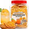 4.23oz Dried Orange Slices, Dehydrated Orange Slices for Cocktail Garnish and Mixology, No Sugar Added Natural Dried Citrus for Baking, Tea Drinks, Wreath Making and Cake Decoration view 1