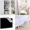 Bendable Head Gray Cleaning Duster - Long Handle with Extension Pole for Ceiling Fan, High Ceiling, Blinds, Furniture & Cars view 3