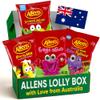 Allens Australian Candy Variety Box - Killer Pythons Sweet & Sour 192g, Red Frogs Alive 190g, Party Mix 190g, Snakes Alive 200g - Authentic Aussie Candy Gift Set, No Artificial Colors view 1