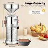 Aredwhiterui Peanut Butter Machine Commercial, 1100W Electric Nut Grinder, 33lb/h Stainless Steel Maker for Almond Sesame, Retain Nutrients & Flavor view 2