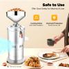 Aredwhiterui Peanut Butter Machine Commercial, 1100W Electric Nut Grinder, 33lb/h Stainless Steel Maker for Almond Sesame, Retain Nutrients & Flavor view 3
