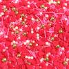 Sentovac Valentine Gold Peals Sprinkles Red Heart Jimmies Sprinkles Mix Edible for Cake Decorating Candy Cupcake Cake Topper Cookie Baking Decorations Wedding Supplies view 1