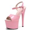 WUXIN H&P Women's 7 in Platform Sandal Heels Ankle-Strap Sexy,7 in Pole Dance High Heel Platform,17 cm Exotic Platform Pole Dancer Heels Shoes Stiletto US 8 view 1