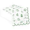 100Pcs Camp Bachelorette Paper Napkins 2 Ply Camping Luncheon Scalloped Disposable Absorbent Hand Towels Green Camp Guest Napkins Decorative for Wedding Bridal Shower Birthday Bathroom Party Supplies view 1