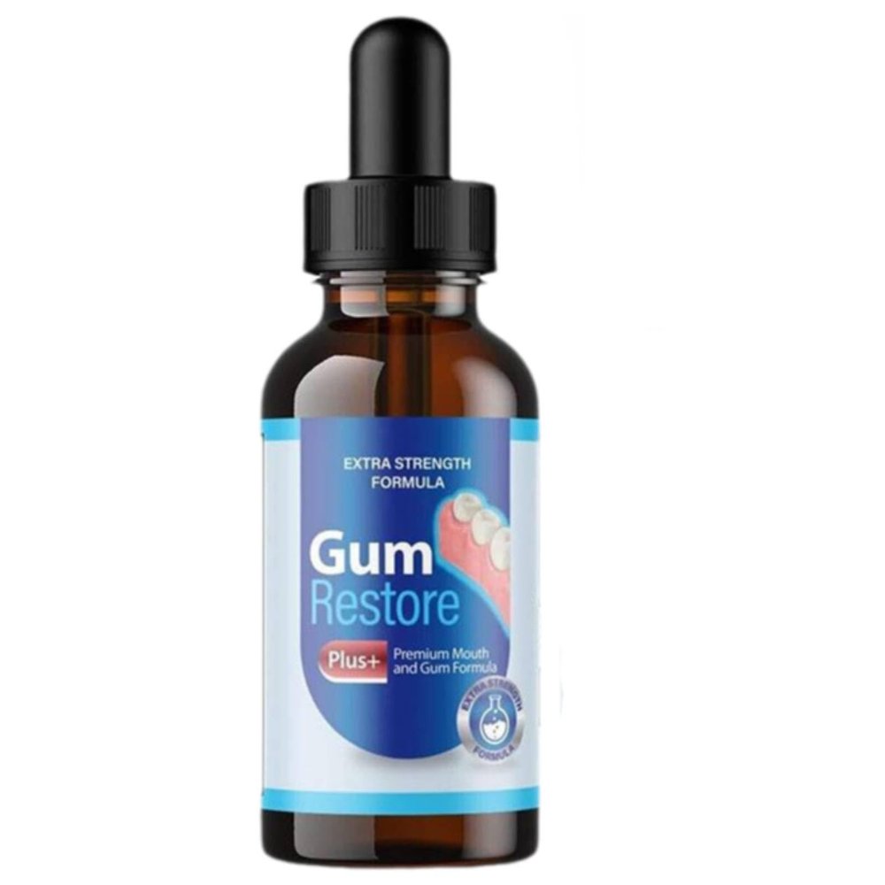 2pcs Gum Restore Drop for Adults - Gum Repair Regrowth for Receding Gums Treatment & Stain Removal Natural, Bad Breath Treatment & Fresh Breath & 30ml Portable Oral Care Solution