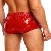 Riismen Adult Diaper Covers Waterproof PVC Incontinence Plastic Pants Washable Leakproof Underwear with Buckled Black Large view 2