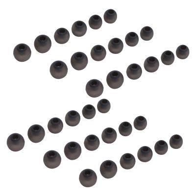 Aumotop Soft Silicone Replacement Earplugs Stable Comfortable Earphone Tips 36pcs for 4.5mm6.0mm Inner Hole Earphones