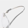 1 Pair Metal Frame Arms Pure Titanium Temple Rimless Glasses Legs and Stainless Steel Nose Bridge Glasses Replacement Temple Eyewear Frame Temple with Double Rubber Plug view 4