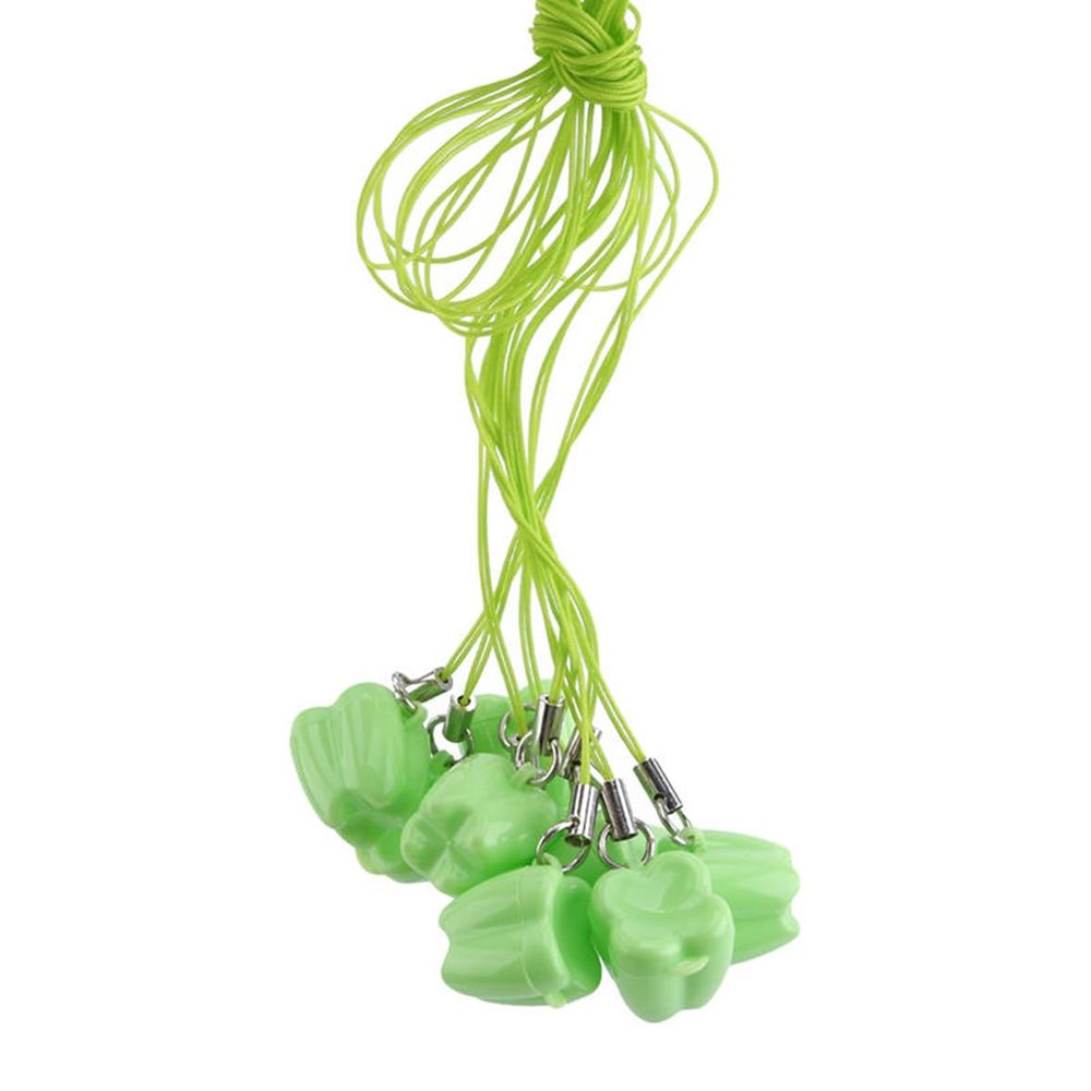 5Pcs Teeth Saver Necklace & Organizer - Milk Teeth Storage Box With Necklace Case(Green)