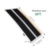 FASDRESS Portable Wheelchair Ramp Folding Aluminum Door Threshold Wheelchair Ramp Wheel Chair Ramp for Home Steps Stairs Entry Threshold Doorways (6ft) view 2