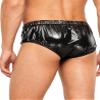 Rswnyirn Adult Mens Waterproof Diaper Covers Incontinence Underwear Elastic Waistband Briefs Blue Large view 2