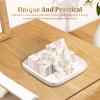 120PCS Floral White Magnolia Guest Napkins, 3 Ply Disposable Hand Towels for Bathroom, Paper Dinner Napkins, Decorative Napkins for Spring Wedding Baby Shower Bridal Shower Birthday Party view 4