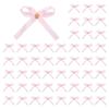 PH PandaHall 50pcs Bows Ribbons for Party Favors, Pink Bows with Golden Crown Ribbon Bow Party Favors Ribbon Set for Wedding Baptism Birthday Party Favors Church Gift Wrapping Decorations view 1