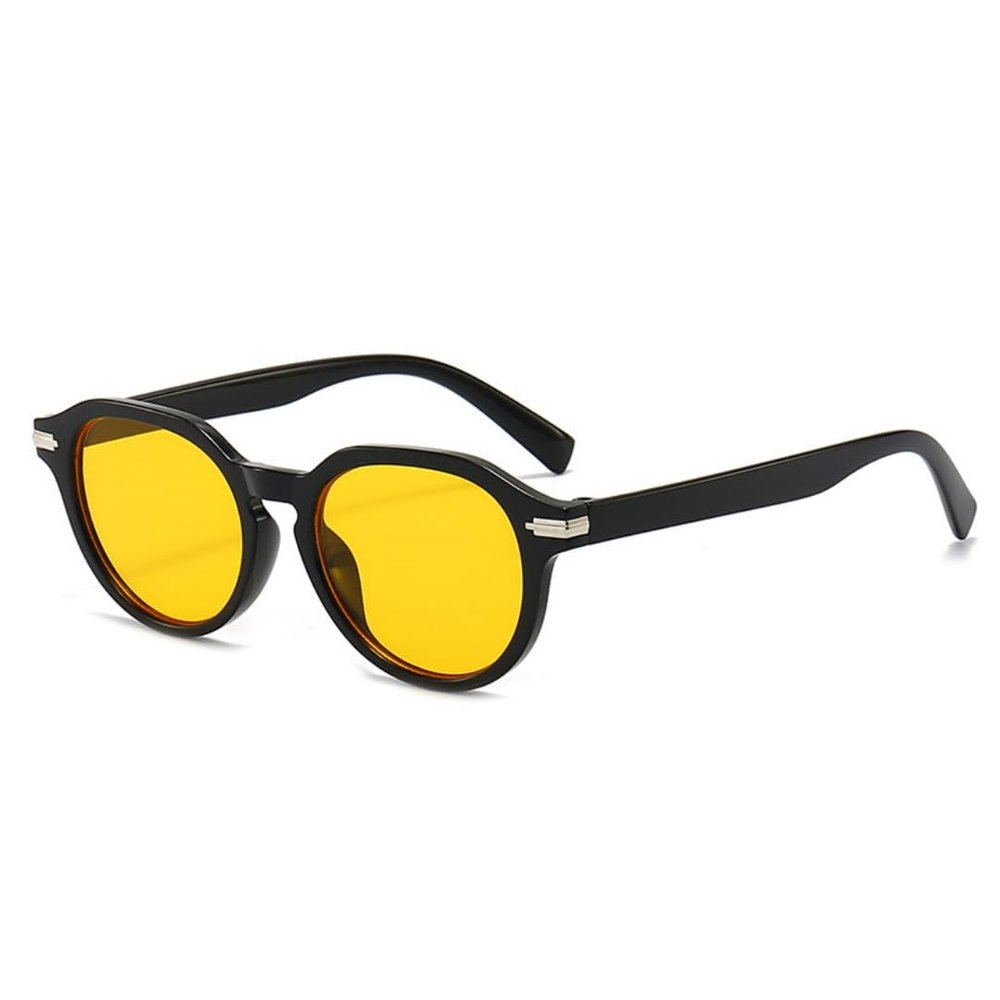 SightPerk Presbyopia Sunglasses Outdoor use Tinted Reading Glasses Anti-UV Lens Sun Reader (Black & Yellow, 3, x)