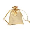 lasenersm 50 Pieces Mini Metallic Shiny Drawstring Gift Bags Party Favor Gift Bag Jewelry Bags Drawstring Pouches for Jewelry Candy Small Gifts Christmas Wedding Party Birthday, 2.76" x 3.54", Gold view 1