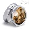 Cool Leopard Printed Pill Box-3 Compartment, Small Decorative Pill Boxes for Purse & Pocket view 4