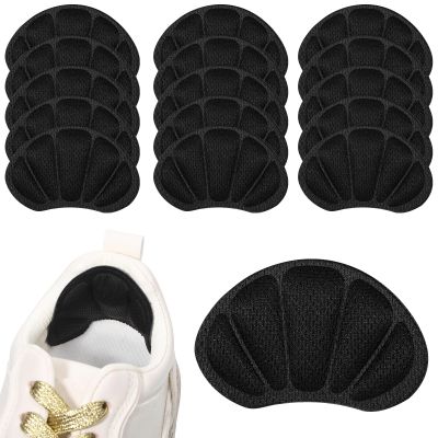 16 Pcs Heel Cushions for Women's Shoes Heel Cushion Inserts Heels Pads for Shoes Adhesive Heels Grips Inserts Cushion Insert Prevent Shoe Too Big Reusable for Loose Shoe Heeles Pain and Blister