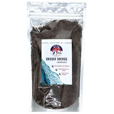 Purple Irish Moss (Chondrus crispus) Wild-Harvested, Sun-Dried Seaweed | Mineral-Rich, Natural Wellness & Beauty Botanical, Gulf of Maine Origin (Powder)