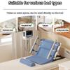 DJFYVAEIO Electrically Adjustable Backrest, Maximum Weight Capacity 150 Kg, Angle Adjustable from 2 to 80, Includes Pillow and Armrests, Easy to Use, Provides Neck, Head and Lumbar Support Grey view 3