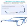 OLOMEE Large Reading Glasses Men +1.25 Oversized Square Wide Sunglasses Readers 4 Pack,Comfy Lightweight Cool Eyeglasses for Reading Flexible Spring Hinges for Big Head/Large Face view 4