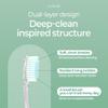 Celurich Premium Toothbrush 12-Pack with Ultra-Soft Slim Bristles, Crafted with Koreas Finest Gold & Jade-Colored Bristle, Double-Length Bristles Deep Clean Design, Non-Slip Silicone Handle view 4