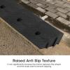Jiawu PE Curb Ramp 2 Pack, 13cm Height 4409lbs Strong Load Capacity with Stable Grid Structure, Curbside Driveway Ramp for Car, Truck, Scooter, Bike, Motorcycle, Wheelchairs (52/29/15) view 2