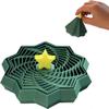 3D Printed Christmas Star, Expanded Sensory Star with Handle for Stress Relief - Fractal Decagon, Office, and Travel Use, Portable Whirling Spiral Design (Small) view 1