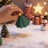 3D Printed Christmas Star, Expanded Sensory Star with Handle for Stress Relief - Fractal Decagon, Office, and Travel Use, Portable Whirling Spiral Design (Small) view 2