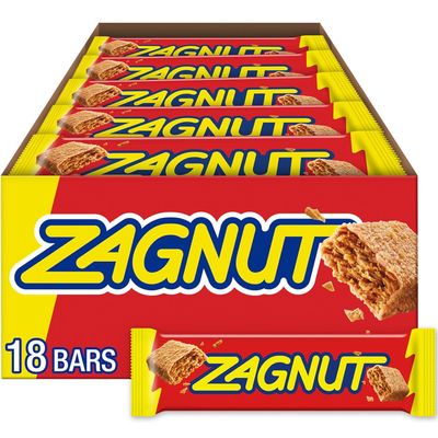 Candy Bars Peanut Butter & Toasted Coconut Crunchy Candy Bar Classic Retro Snack 1.51 oz Each [Box of 18 Bars]