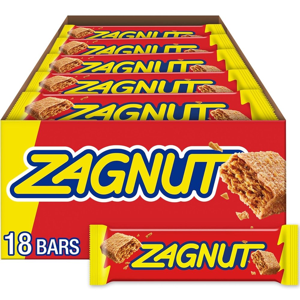 Candy Bars Peanut Butter & Toasted Coconut Crunchy Candy Bar Classic Retro Snack 1.51 oz Each [Box of 18 Bars]