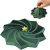 3D Printed Christmas Star, Expanded Sensory Star with Handle for Stress Relief - Fractal Decagon, Office, and Travel Use, Portable Whirling Spiral Design (Large) view 1