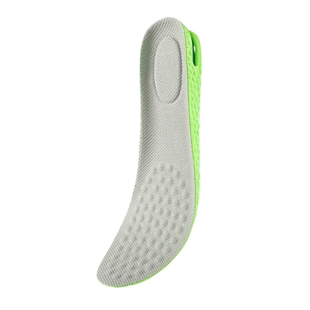 1Pair Air Cushion Height Increase Insoles Breathable Sweat Anti-Odour Insole Shock Absorbing Sports Shoes(1.5cm,EU35-36)