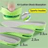 1Pair Air Cushion Height Increase Insoles Breathable Sweat Anti-Odour Insole Shock Absorbing Sports Shoes(1.5cm,EU35-36) view 3