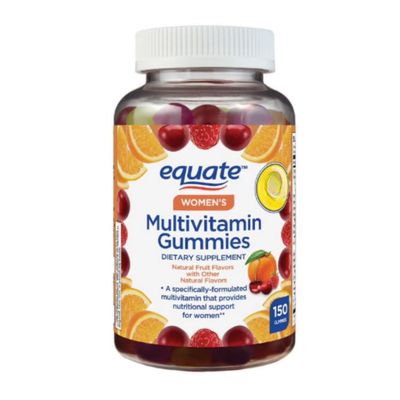 AGILIPET Equate Women's Multivitamin Gummies, Daily Multivitamin for Adult Women 18+, Natural Fruit Flavor, 150 Count (75 Servings) Sticker