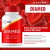 Diamed Capsules, Official Diamed Blood Support Supplement Pills - Maximum Strength, All Natural Healthy Circulation & Stable Levels, Advanced Dia Med Health Support Reviews (5 Pack) view 4