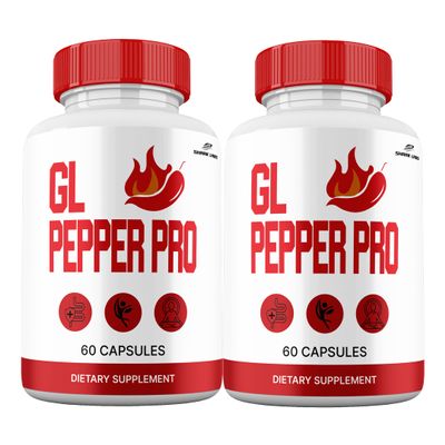 (2 Pack) GL Pepper Pro Capsules, Official Advanced Formula Supplement, GLPepperPro Maximum Strength Vitamin Pills