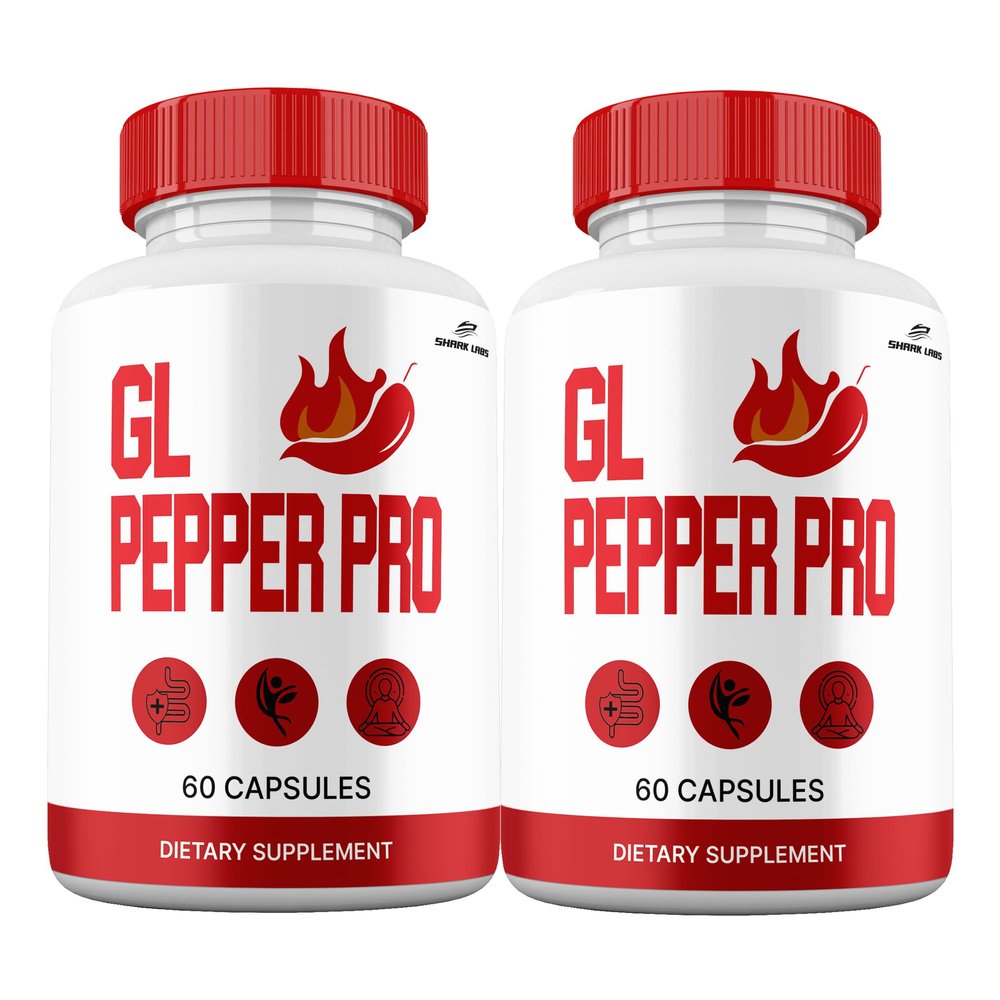 (2 Pack) GL Pepper Pro Capsules, Official Advanced Formula Supplement, GLPepperPro Maximum Strength Vitamin Pills