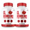 (2 Pack) GL Pepper Pro Capsules, Official Advanced Formula Supplement, GLPepperPro Maximum Strength Vitamin Pills view 1