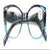 V.W.E. Women Floral Progressive Reading Glasses - Zero Power On Top - No Line Or Bubble Clear Reader CR11 (Blue, 1.75, x) view 1
