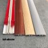 XBTGS Floor Transition Strip Entry Ramp, T-Moulding Floor Transition Strip,Replacement Door Threshold Strips for Doors/PVC Flooring Reducer,Wood Grain Effect for Carpet,B 5pc-W 40mm - L 99cm/39in view 2