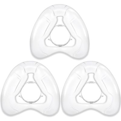 3PCS Replacement Nasal Cushion for ResMed AirFit N20 Mask, Compatiable with Orignal Airfit N20 Frame,Ultra-Soft Silicone, Gentle Fit,Comfortable Seal, Replacement CPAP Supplie, Medium