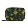 Weekly Pill Organizer with Travel Small Pill Case AM PM 7 Day Removable Cute Pill Box Vitamin Holder Organizer 2 Times a Day Pill Container for Purse Medication Jamaican Snowflake Black view 1