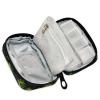 Weekly Pill Organizer with Travel Small Pill Case AM PM 7 Day Removable Cute Pill Box Vitamin Holder Organizer 2 Times a Day Pill Container for Purse Medication Jamaican Snowflake Black view 3