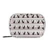 Weekly Pill Organizer with Travel Small Pill Case AM PM 7 Day Removable Cute Pill Box Vitamin Holder Organizer 2 Times a Day Pill Container for Purse Medication Cats Stripes Hearts White view 1